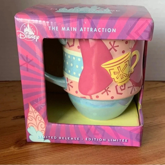 Disney Other - Disney Store Minnie Mouse: The Main Attraction Mug Mad Tea Party Limited Edition